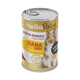Hello Paty Yüksek Enerji Dana Etli 12x415 gr Yetişkin Köpek Konserve Maması