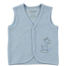 HelloBaby 23YHLBEYLK003 Açık Mavi Erkek Bebek Kapitone Yelek