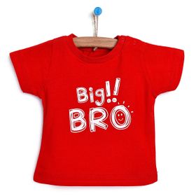 HelloBaby Basic Erkek Bebek Kırmızı Tshirt