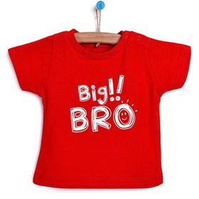 HelloBaby Basic Erkek Bebek Kırmızı Tshirt