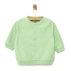 HelloBaby Basic Erkek Bebek Koyu Mavi Ribanalı Hırka