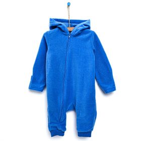 HelloBaby Basic Erkek Bebek Polar Patiksiz Koyu Mavi Tulum