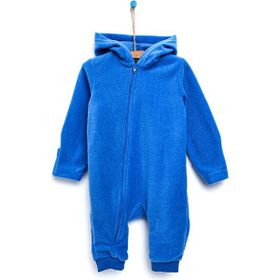 HelloBaby Basic Erkek Bebek Polar Patiksiz Koyu Mavi Tulum