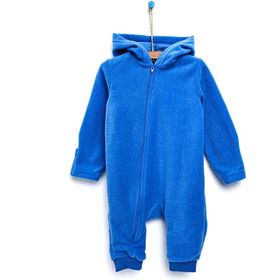 HelloBaby Basic Erkek Bebek Polar Patiksiz Koyu Mavi Tulum