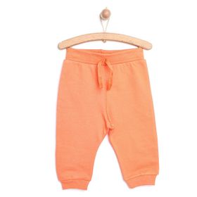 HelloBaby Basic Erkek Bebek Şardonlu İki İp Turuncu Eşofman Altı