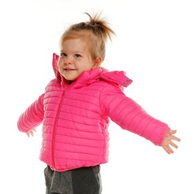 HelloBaby Basic Kapüşonlu Pembe Mont