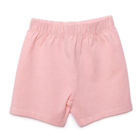 HelloBaby Basic Kız Reçme Paça Açık Pembe Bebek Şort