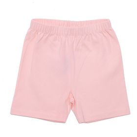 HelloBaby Basic Kız Reçme Paça Açık Pembe Bebek Şort