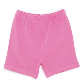 HelloBaby Basic Kız Reçme Paça Koyu Pembe Bebek Şort