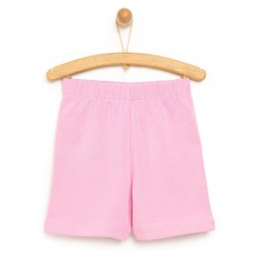 HelloBaby Basic Kız Reçme Paça Pembe Bebek Şort