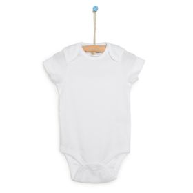 HelloBaby Beyaz Kısa Kol Body