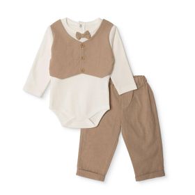 HelloBaby Erkek Bebek Bej Mevlut Kıyafeti