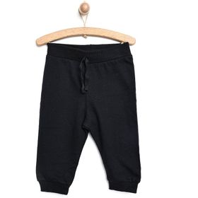 HelloBaby Gri Melanj Basic Unisex Şardonlu İki İp Eşofman Altı