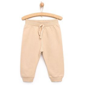 HelloBaby Gri Melanj Basic Unisex Şardonlu İki İp Eşofman Altı