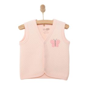 HelloBaby Kapitone Kız Bebek Açık Pembe Yelek
