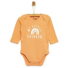 HelloBaby Kız Bebek Pembe Uzun Kol Body