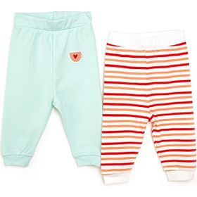 HelloBaby Mint Basic 2'li Patiksiz Kız Bebek Pantolon