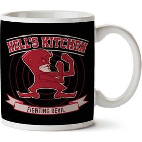 Hells Kitchen Fighting Devil Daredevil Baskılı Kupa