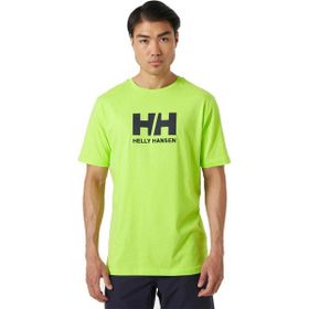 Helly Hansen 33979-395 Logo Yeşil Erkek T-shirt