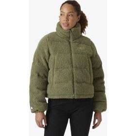 Helly Hansen 54065-421 W Yu Teddy Pile Yeşil Kadın Mont