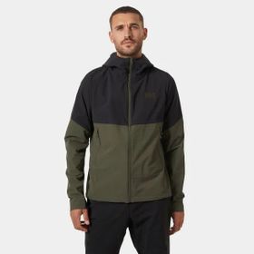 Helly Hansen Blaze Hooded 63286-431 Haki Yeşil Softshell Erkek Ceket