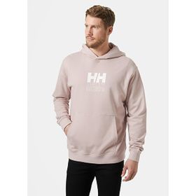 Helly Hansen Core Graphic Açık Pembe Kapüşonlu Erkek Sweatshirt