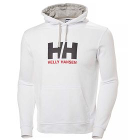 Helly Hansen Hh Logo Hoodie Beyaz Erkek Kapüşonlu Sweatshirt