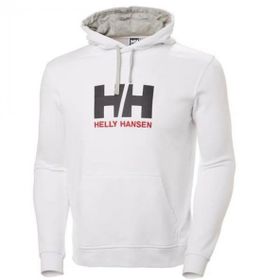 Helly Hansen Hh Logo Hoodie Beyaz Erkek Kapüşonlu Sweatshirt