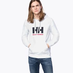Helly Hansen Hh Logo Hoodie Beyaz Erkek Kapüşonlu Sweatshirt