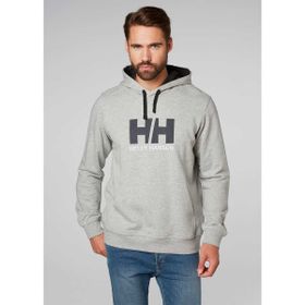 Helly Hansen Hh Logo Hoodie Gri Erkek Sweatshirt