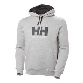 Helly Hansen Hh Logo Hoodie Gri Erkek Sweatshirt