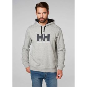 Helly Hansen Hh Logo Hoodie Gri Erkek Sweatshirt