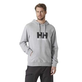 Helly Hansen Hh Logo Hoodie Gri Erkek Sweatshirt