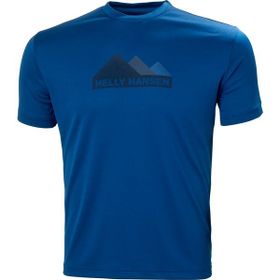 Helly Hansen Hh Tech Graphic Deep Fjord Lacivert Erkek T-shirt