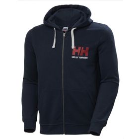 Helly Hansen HHA.34163-597 HH Logo Full Zip Navy Hoodie Erkek Sweatshirt