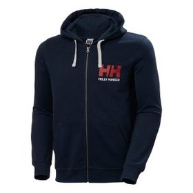 Helly Hansen HHA.34163-597 HH Logo Full Zip Navy Hoodie Erkek Sweatshirt