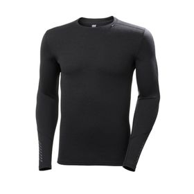 Helly Hansen HHA.49364 Lifa Merino Midweight Crew Erkek Siyah Termal İçlik