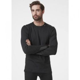 Helly Hansen HHA.49364 Lifa Merino Midweight Crew Erkek Siyah Termal İçlik