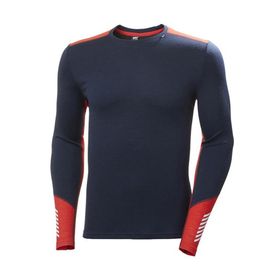 Helly Hansen HHA.49364 Lifa Merino Midweight Crew Erkek Siyah Termal İçlik