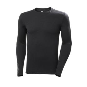 Helly Hansen HHA.49364 Lifa Merino Midweight Crew Erkek Siyah Termal İçlik