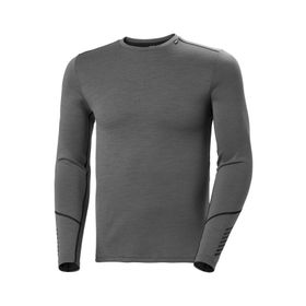 Helly Hansen HHA.49364 Lifa Merino Midweight Crew Erkek Siyah Termal İçlik