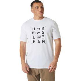 Helly Hansen HHA.63082-HHA.002 Skog Recycled Graphic Beyaz Erkek T-Shirt