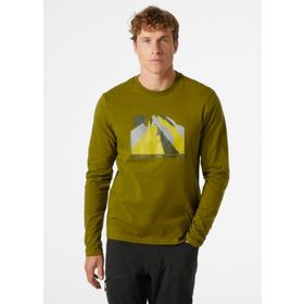 Helly Hansen HHA.63259.461 Mens F2f Organic Cotton Long Sleeve Tee Yeşil Erkek Sweatshirt