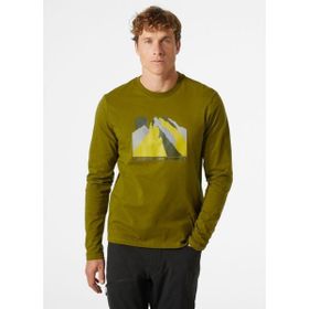 Helly Hansen HHA.63259.461 Mens F2f Organic Cotton Long Sleeve Tee Yeşil Erkek Sweatshirt