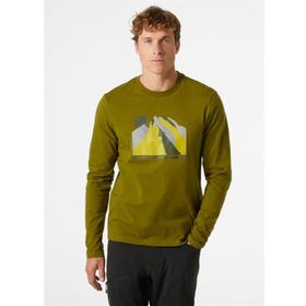 Helly Hansen HHA.63259.461 Mens F2f Organic Cotton Long Sleeve Tee Yeşil Erkek Sweatshirt