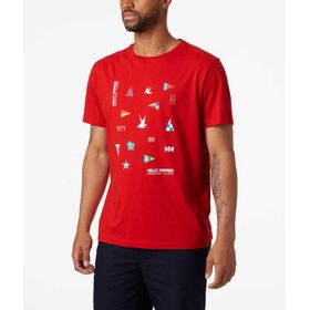 Helly Hansen Shoreline 2.0 Erkek Kırmızı Kısa Kollu T-shirt