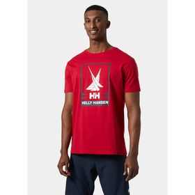 Helly Hansen Shoreline 2.0 Erkek Kırmızı Kısa Kollu T-shirt