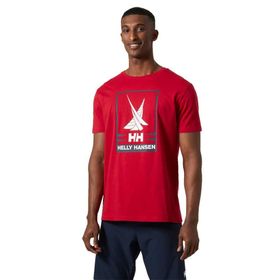 Helly Hansen Shoreline 2.0 Erkek Kırmızı Kısa Kollu T-shirt
