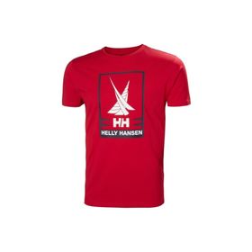 Helly Hansen Shoreline 2.0 Erkek Kırmızı Kısa Kollu T-shirt