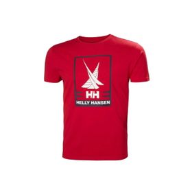 Helly Hansen Shoreline 2.0 Erkek Kırmızı Kısa Kollu T-shirt